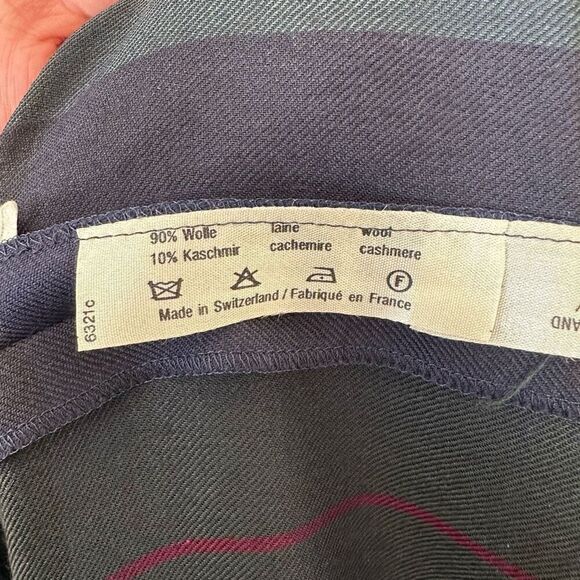 Akris of Switzerland Vintage Women’s Tartan Plaid Wool Cashmere Midi Dress - Picture 11 of 12